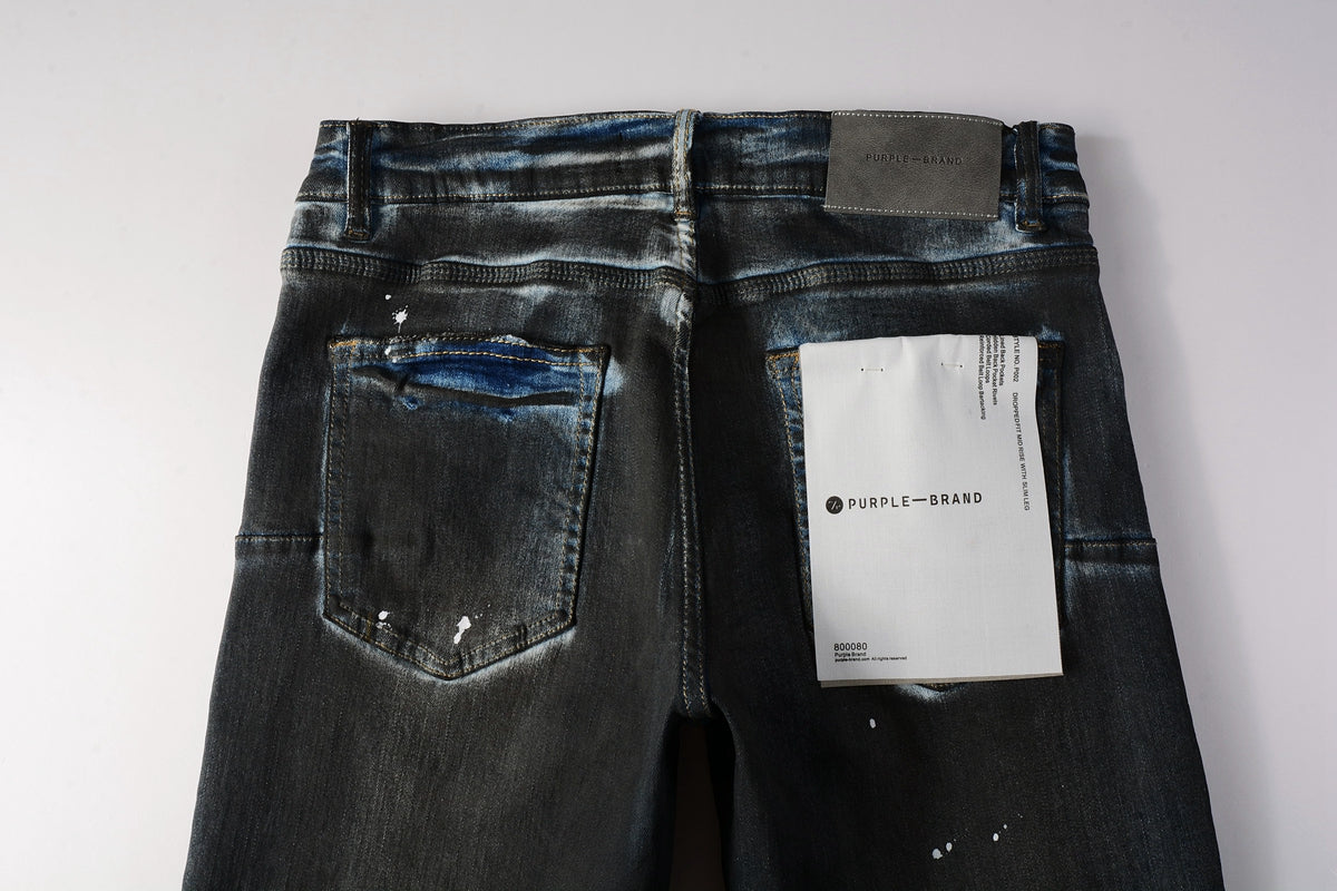 Black Wash Pur*ple Jeans