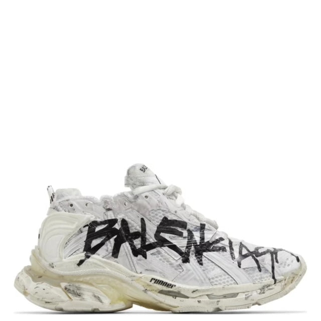 BB White Graffiti Runners