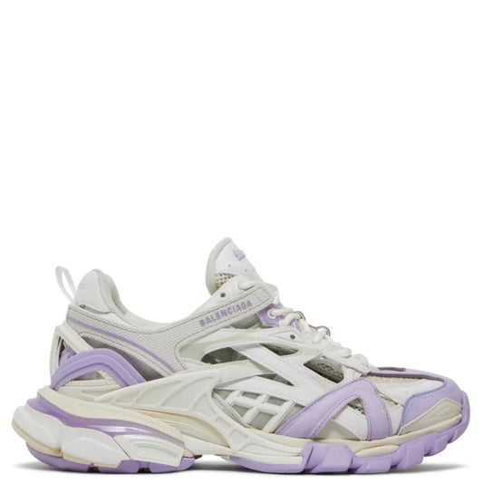 BB Purple/White Track Sneakers