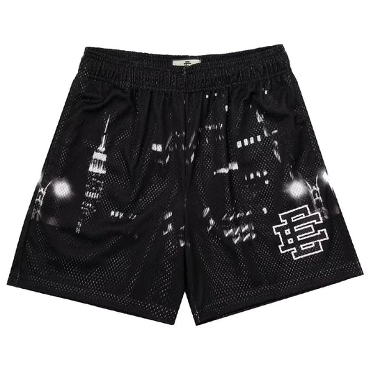 EE Basic Black Skyline Shorts